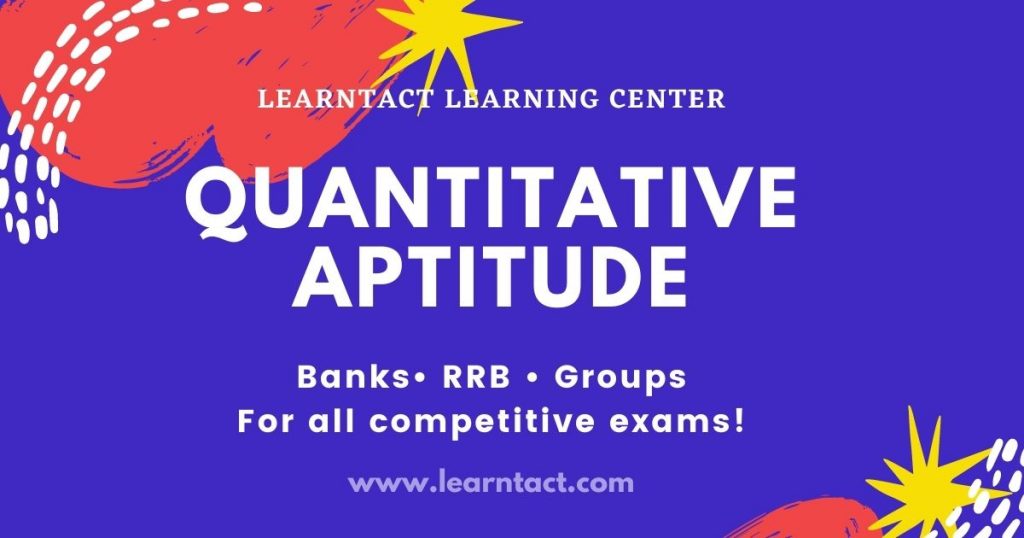 Quantitative Aptitude Course Poster
